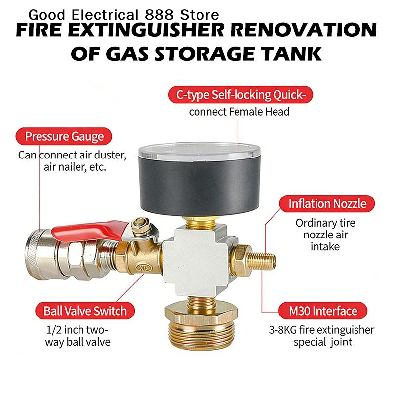 محول ضغط هواء عالي الجودة صغير - مراجعة Fire Extinguisher Small وسعره