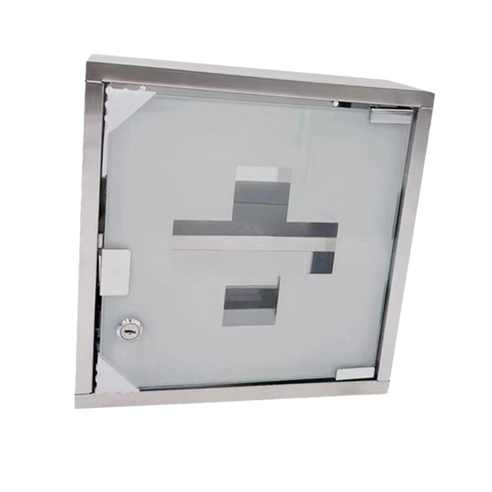 صندوق إسعافات أولية طبي مثبت ع - مراجعة Medicine Cabinet Lock وسعره