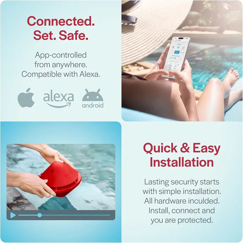 لإنذار حمام السباحة، عوامة الن - مراجعة Pool Alarm Float وسعره