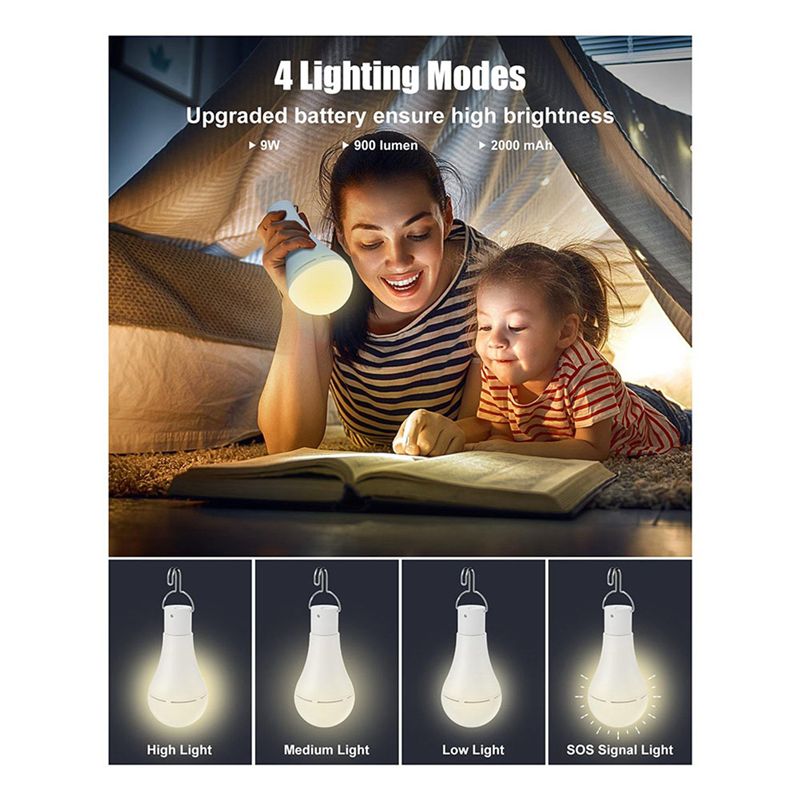 مصباح LED قابل لإعادة الشحن عب - مراجعة Power Outage Light وسعره