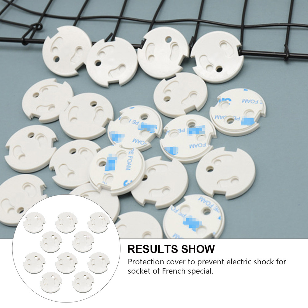 10 قطع من أغطية المقابس الفرنس - مراجعة Outlet Cover Baby وسعره
